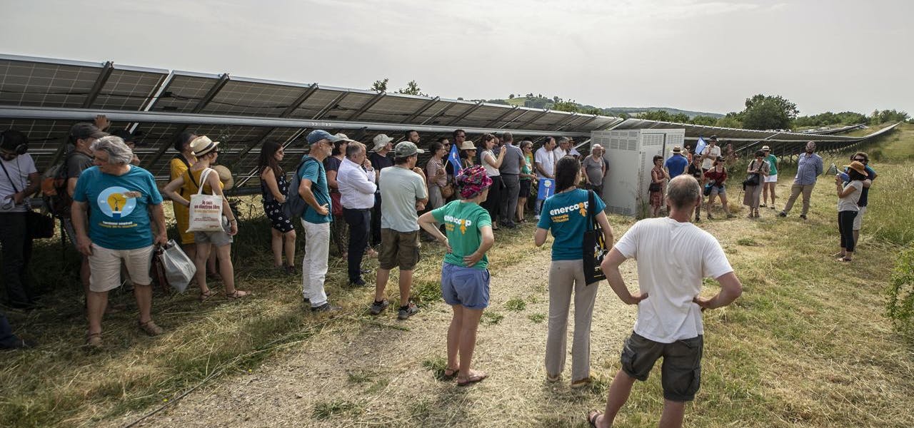 Inauguration du parc solaire de Pousse-Pisse et autoconsommation collective - Enercoop Midi-Pyrénées
