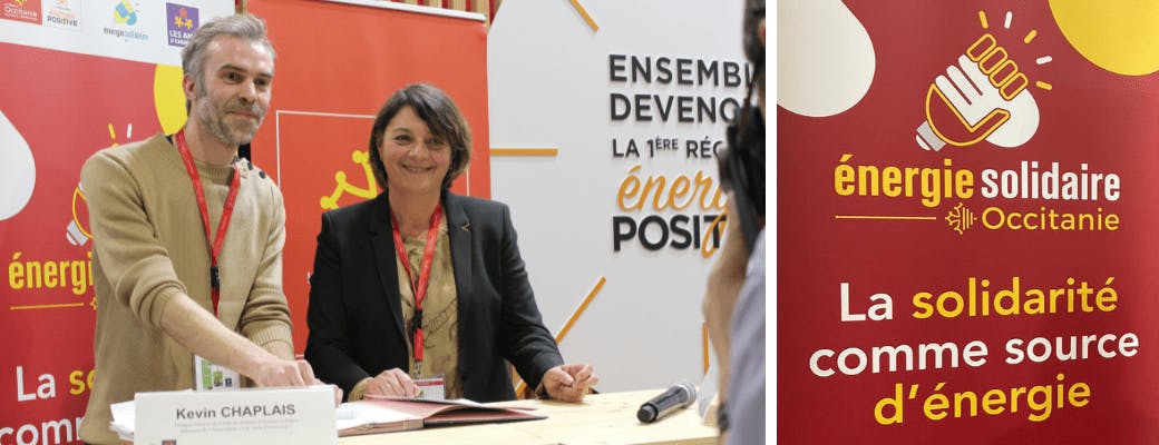 Signature création Energie Solidaire Occitanie à EnerGaïa 2022