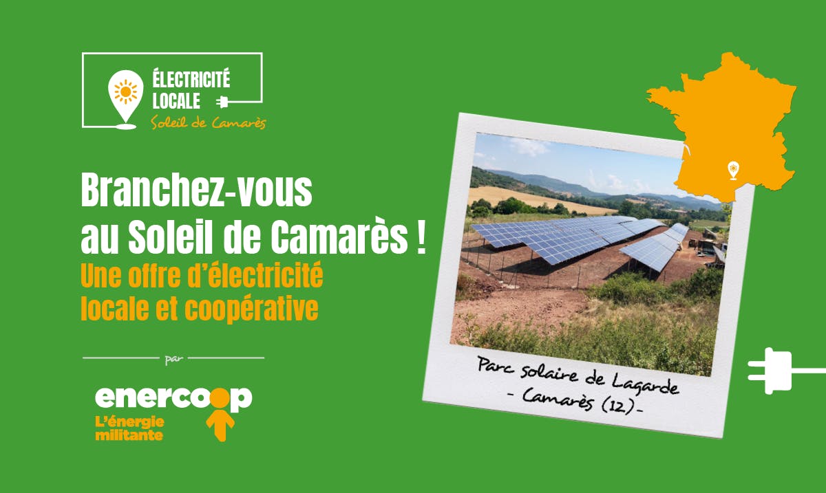 offre locale Soleil de Camares - Enercoop