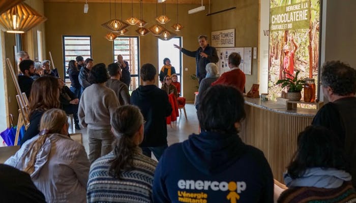 visite de la chocolaterie Ethiquable