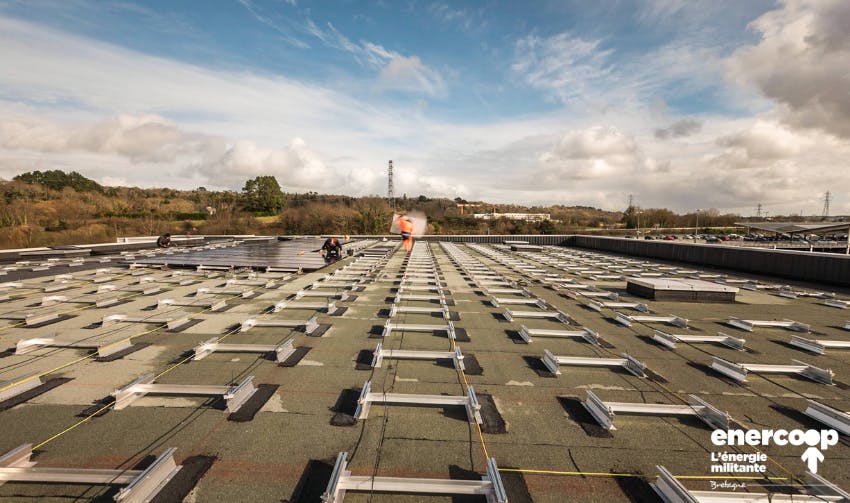 Aurélien Scheer, le photographe ambulant, reportage photo à Quimper pour Enercoop Bretagne