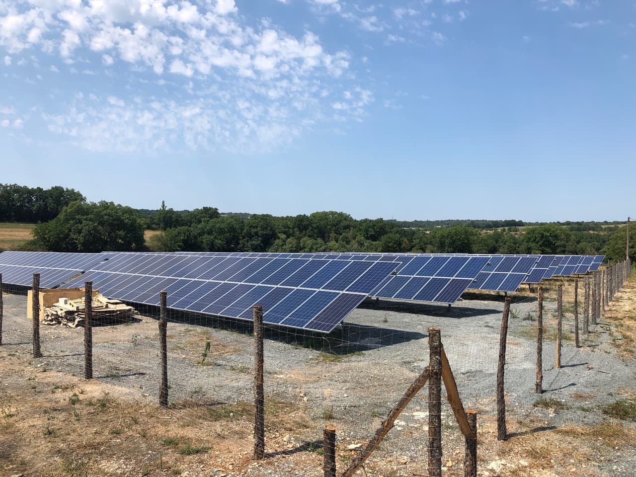 Le parc solaire de Vayssière à Montfaucon