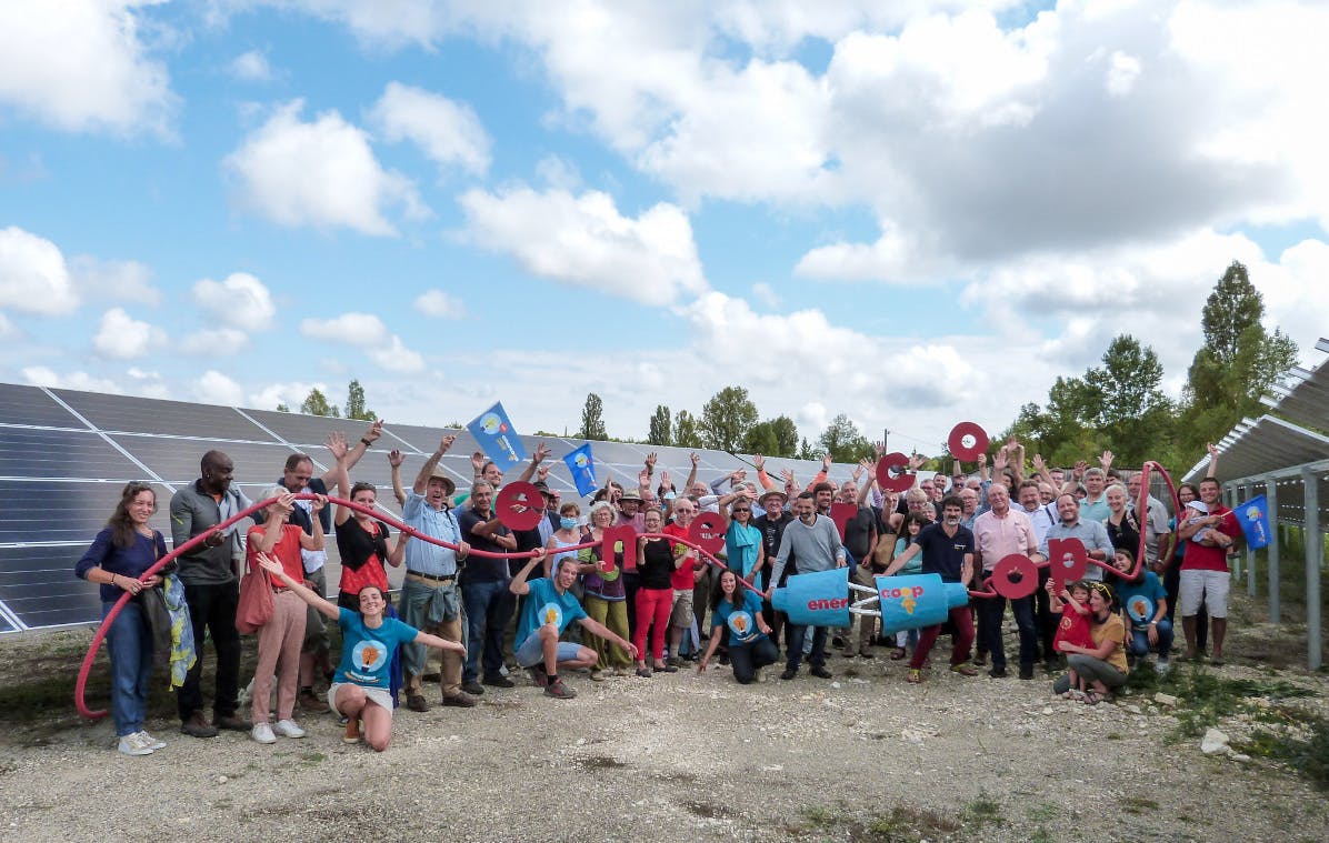 Inauguration du parc solaire de Lacombe de la Pature à Villesèque par Enercoop MIdi-Pyrénées