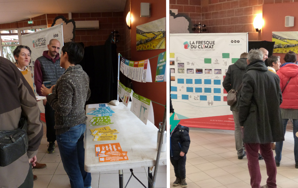 Fresque du climat et Inventons nos vies bas carbone