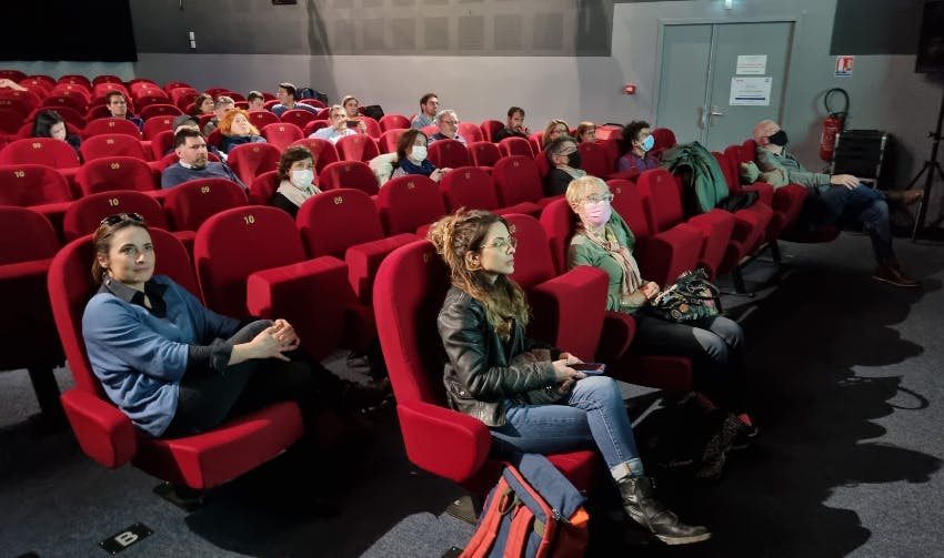 Partenaires, habitantes et habitants de Saint Paul lès Dax à la réunion de lancement de la société Candate Energie - Enercoop Nouvelle-Aquitaine