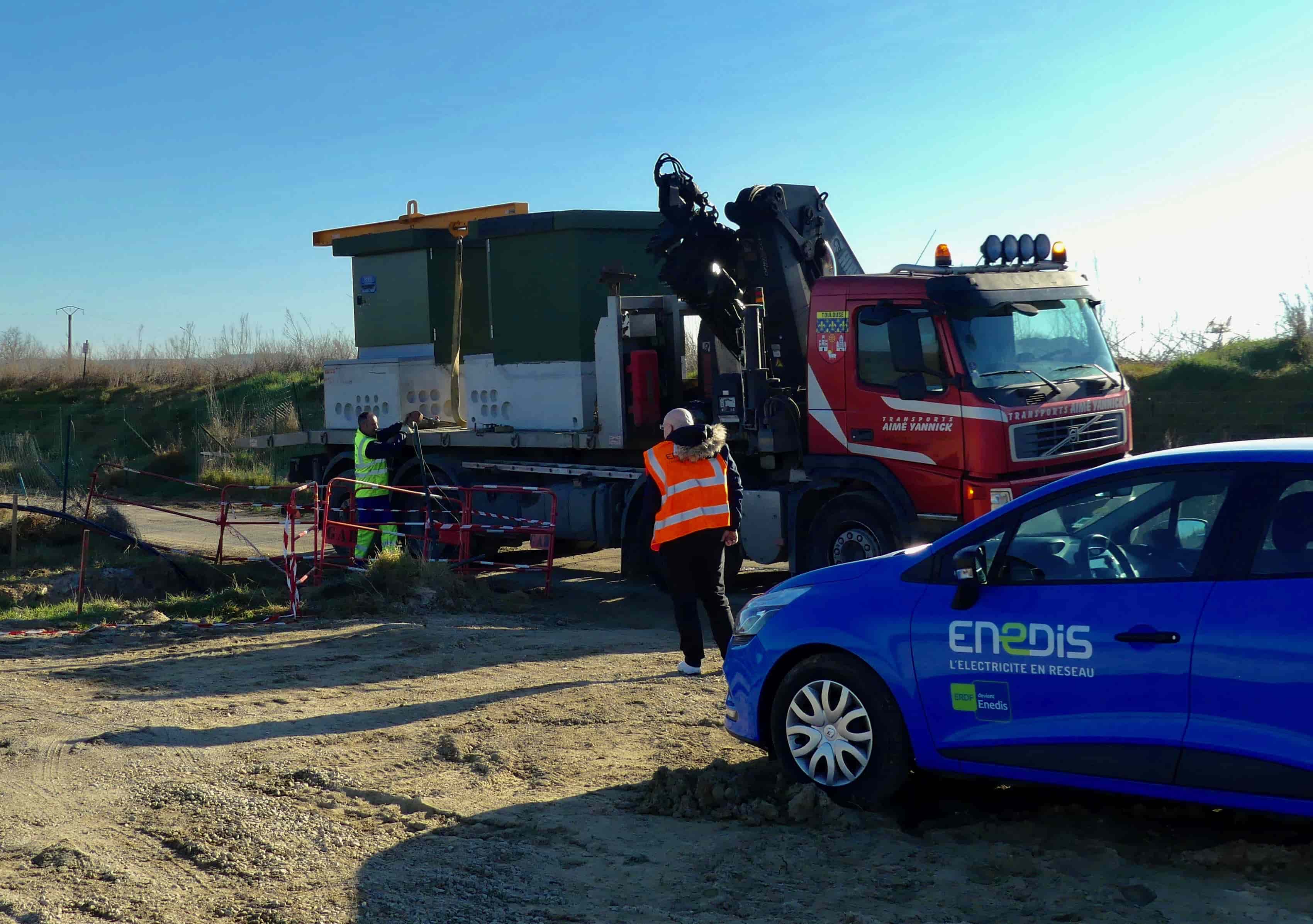 Livraison du transformateur électrique