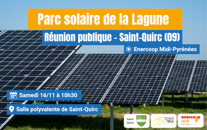 Invitation à la réunion publique