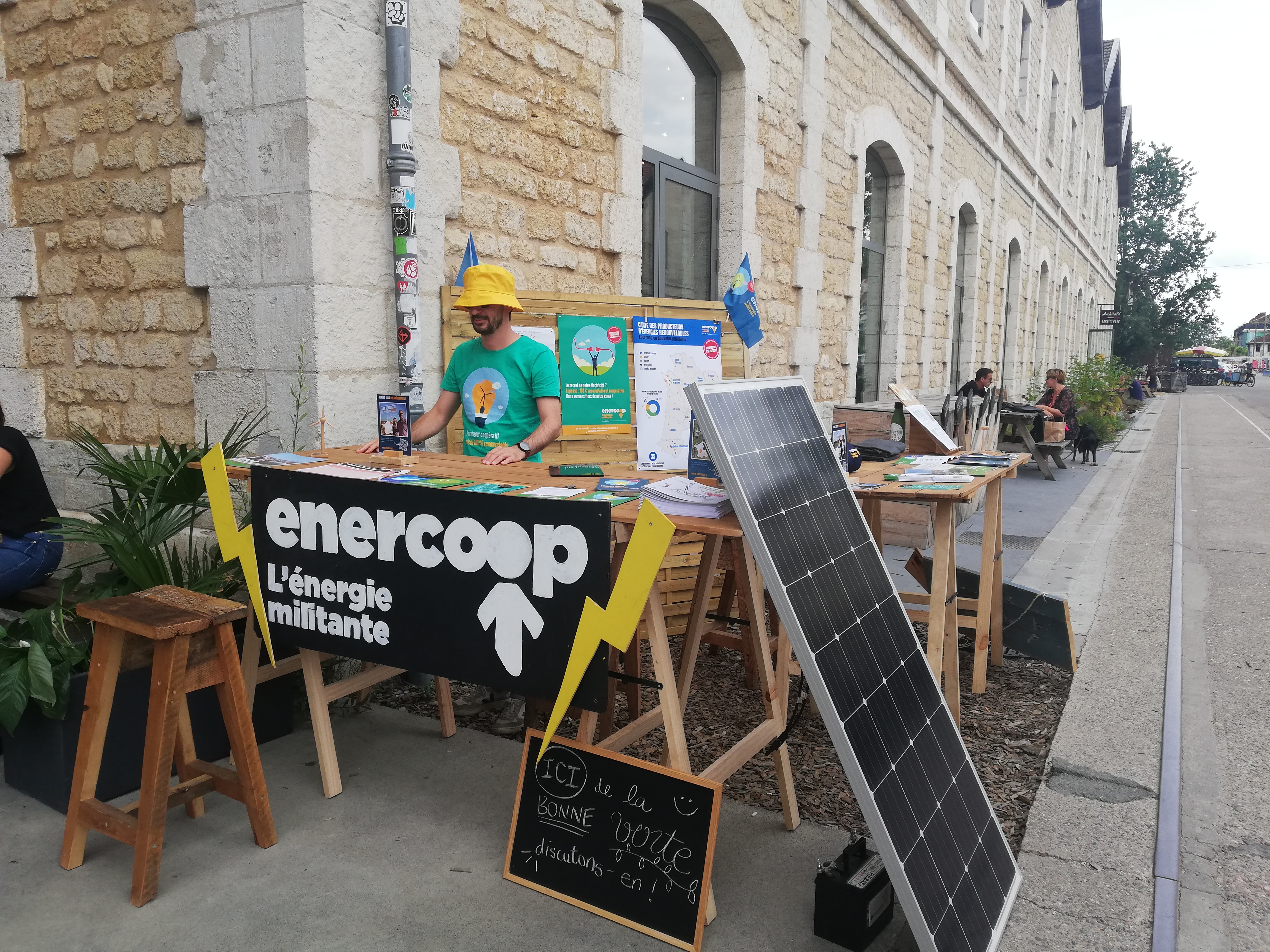 Enercoop Nouvelle-Aquitaine - Enercoop Darwin Day - stand