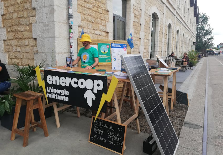 Enercoop Nouvelle-Aquitaine - Enercoop Darwin Day - stand