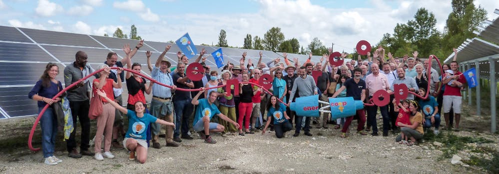Inauguration du parc solaire de Villesèque par Enercoop Midi-Pyrénées - sept 2021
