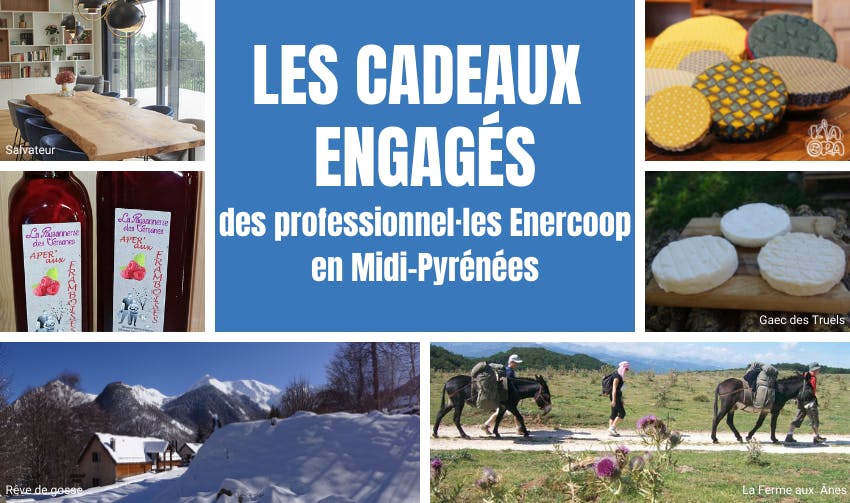 Les cadeau engagés des professionnels Enercoop en Midi-Pyrénées