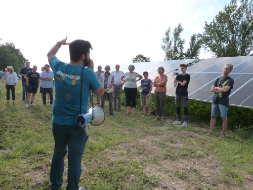 Visite du parc solaire de Gachourlet