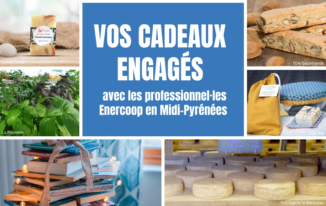 vos cadeaux engagés avec les professionnels Enercoop en Midi-Pyrénées - pannel photo