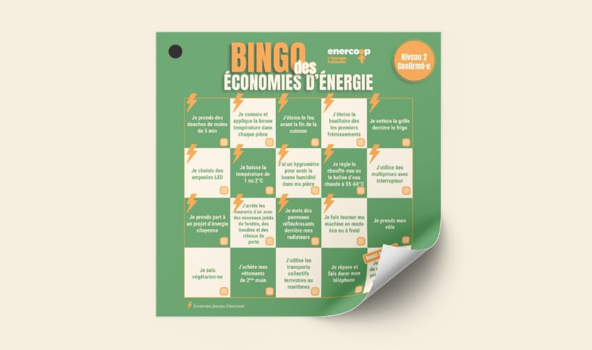 bingo economie energie sobriété énergétique conseils