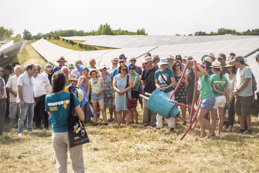 Parc solaire de pousse-pisse - Enercoop MidiPyrenees