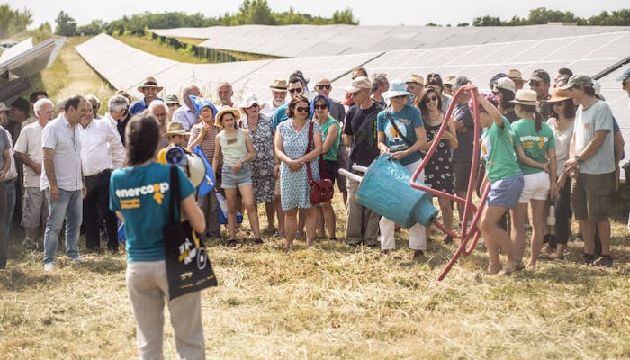 Parc solaire de pousse-pisse - Enercoop MidiPyrenees