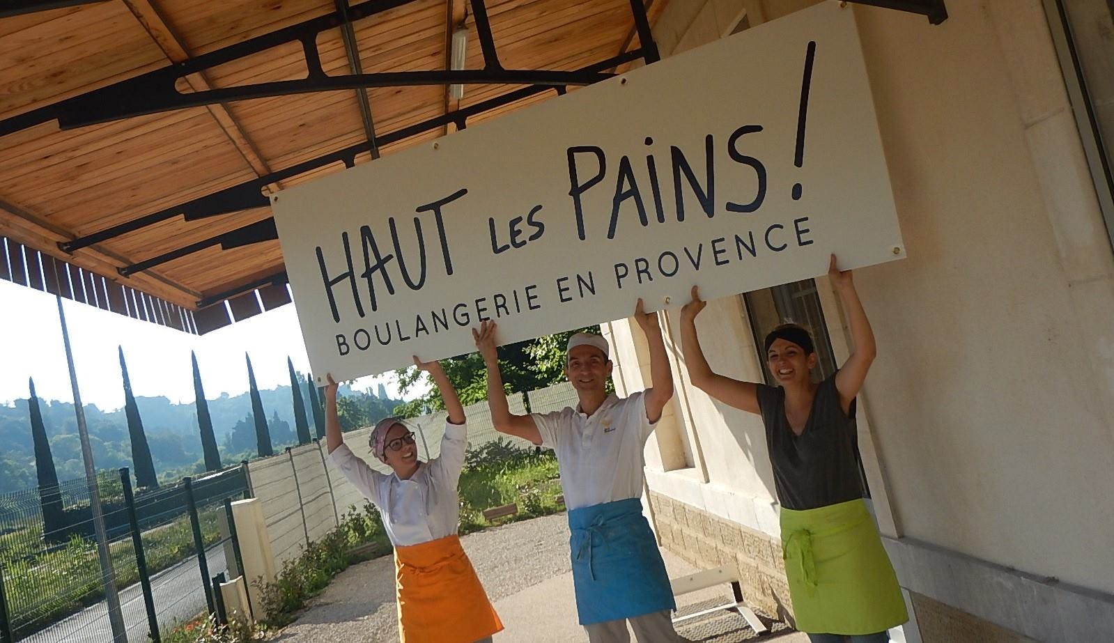 Enercoop Paca - Haut les Pains - Lauris - photo de l'équipe de la boulangerie