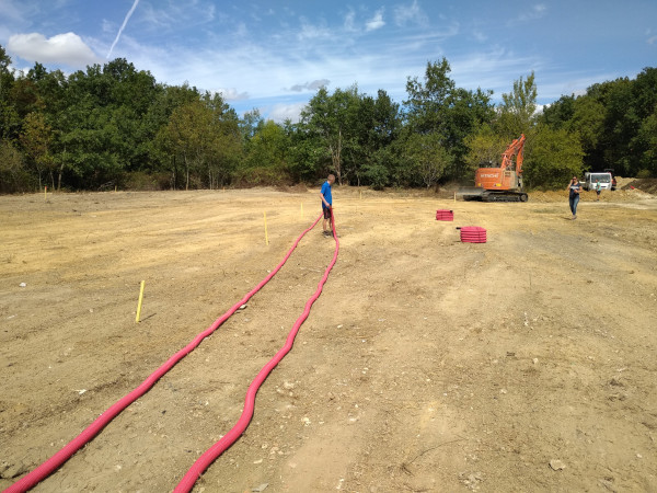 terrassement du terrain à Fleurance