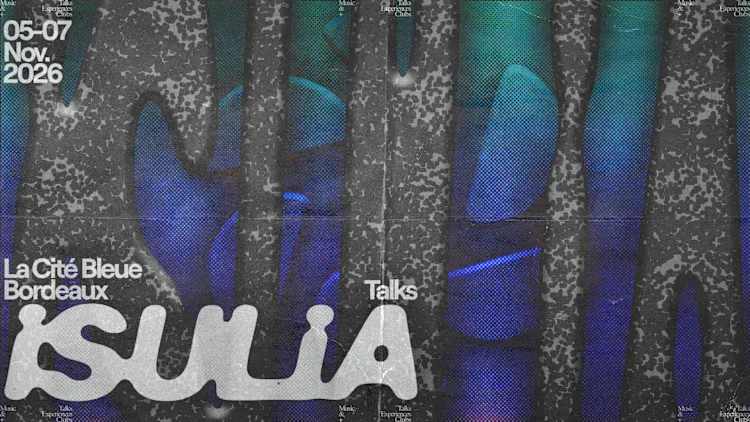 Affiche du festival Isulia, avec Enercoop Nouvelle-Aquitaine, Bordeaux