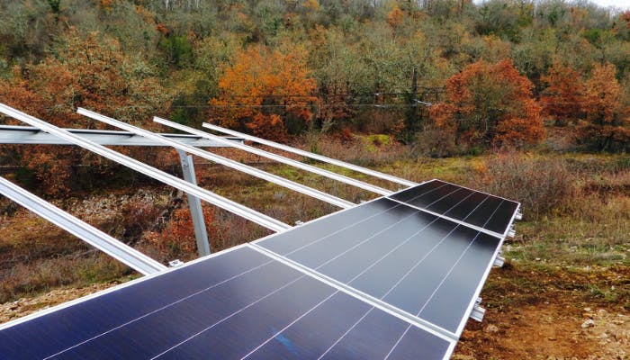 Panneaux solaires à Lachapelle-Auzac