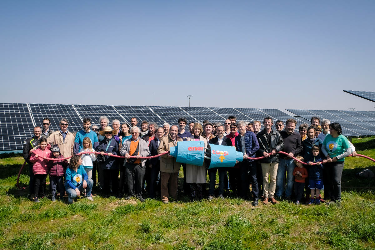 Inauguration du parc solaire d'Espalmade à Cintegabelle par Enercoop Midi-Pyrénées