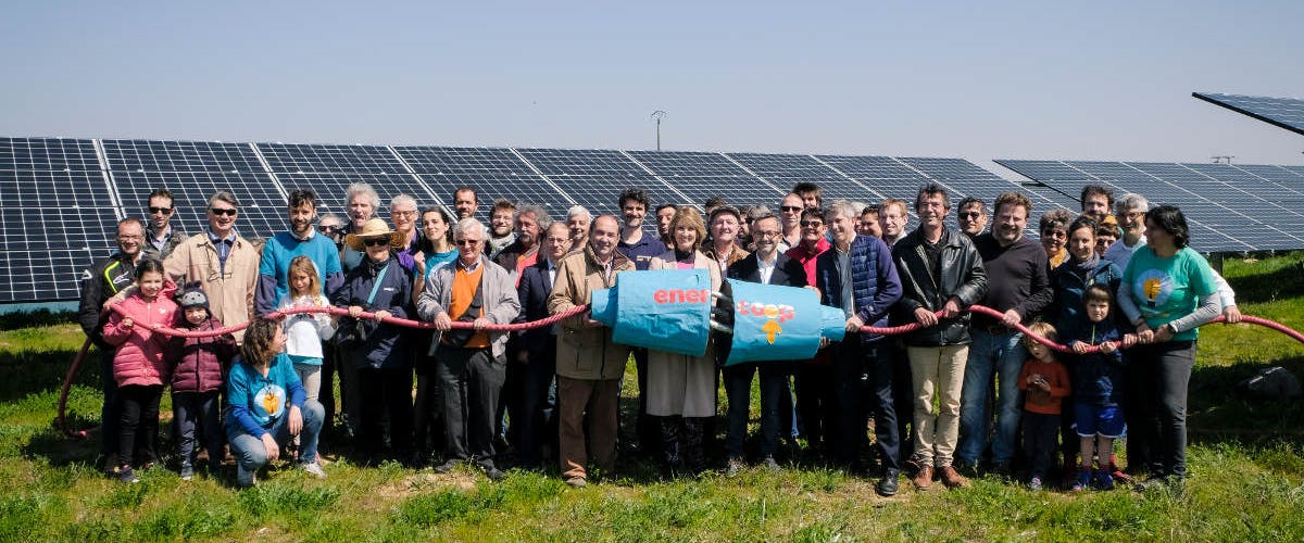 Inauguration du parc solaire d'Espalmade à Cintegabelle par Enercoop Midi-Pyrénées