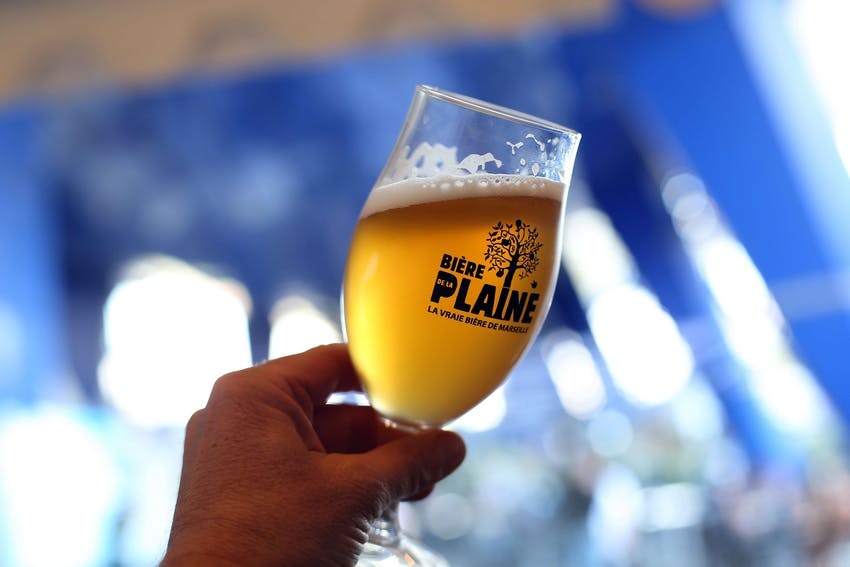 Enercoop Paca - Clients Professionnels - Bière de la Plaine Marseille 13 - Verre à bière 