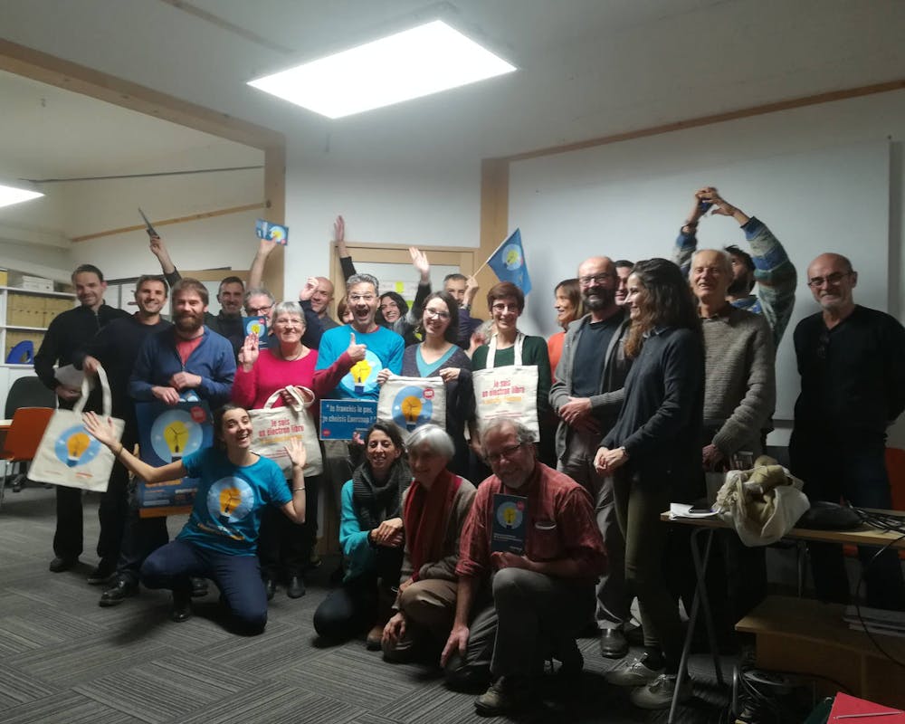 Les sociétaires à la journée Ambassadeurs d'Enercoop Midi-Pyrénées en 2019