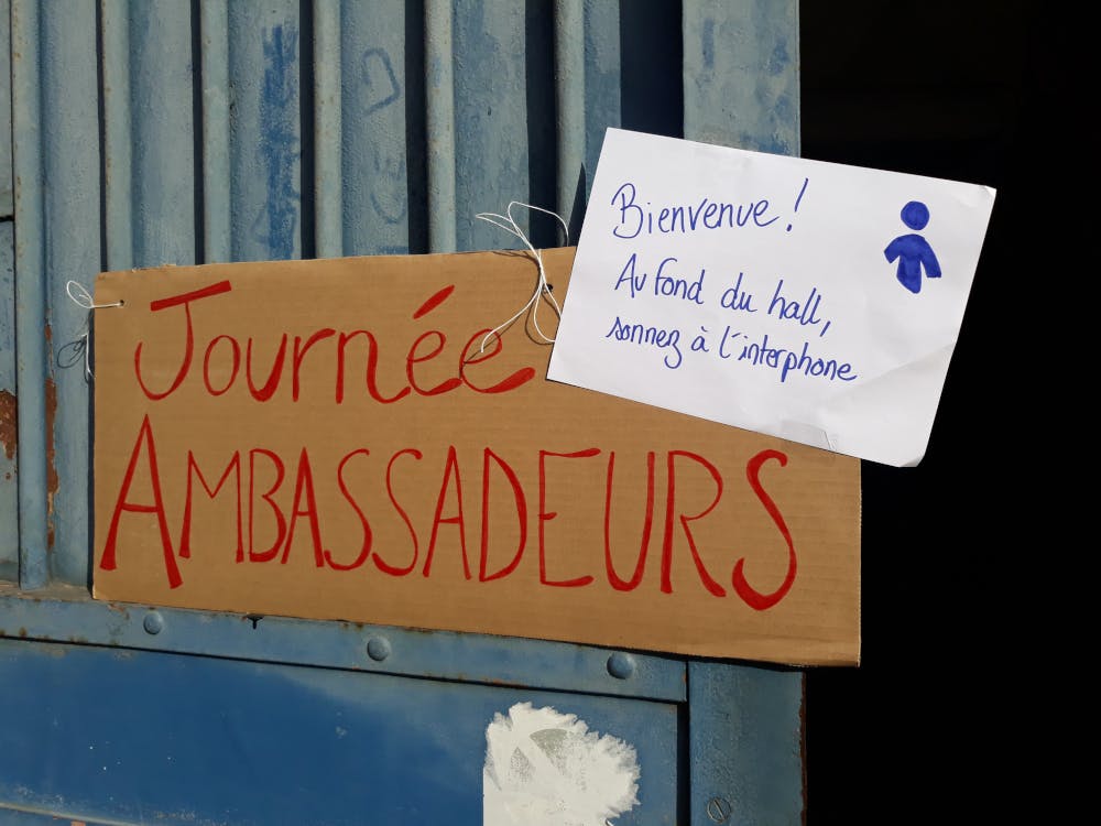 pancarte journée ambassadeurs