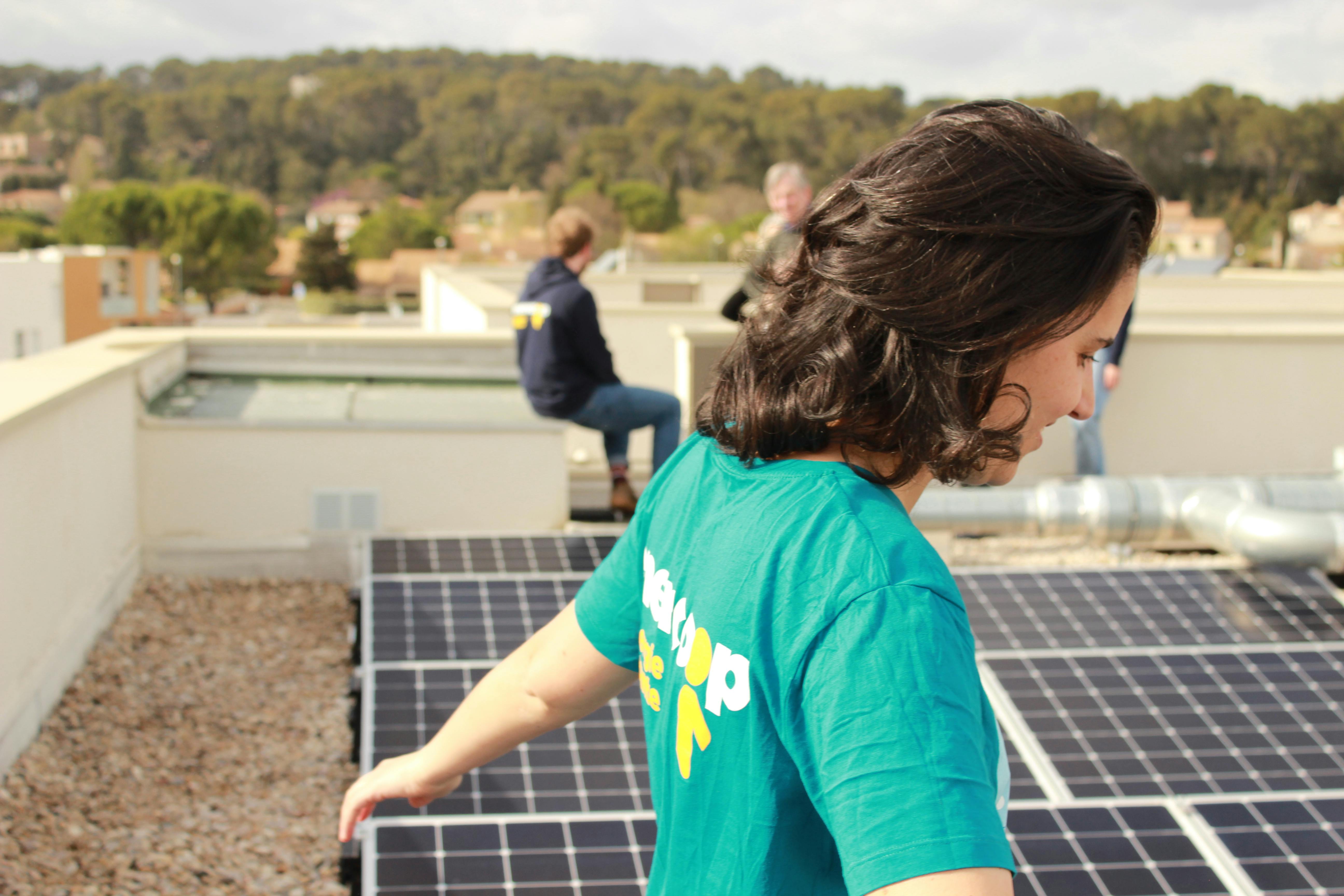 Enercoop Languedoc Roussillon projet photovoltaïque sur le toit d'écoé