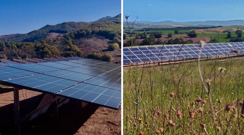 Parcs solaires d'Enercoop Midi-Pyrénées en Aveyron
