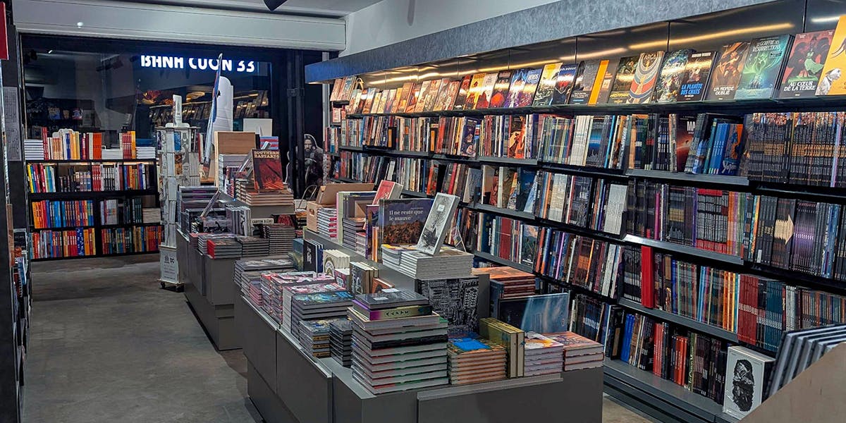 Photo de l'intérieur de la boutique