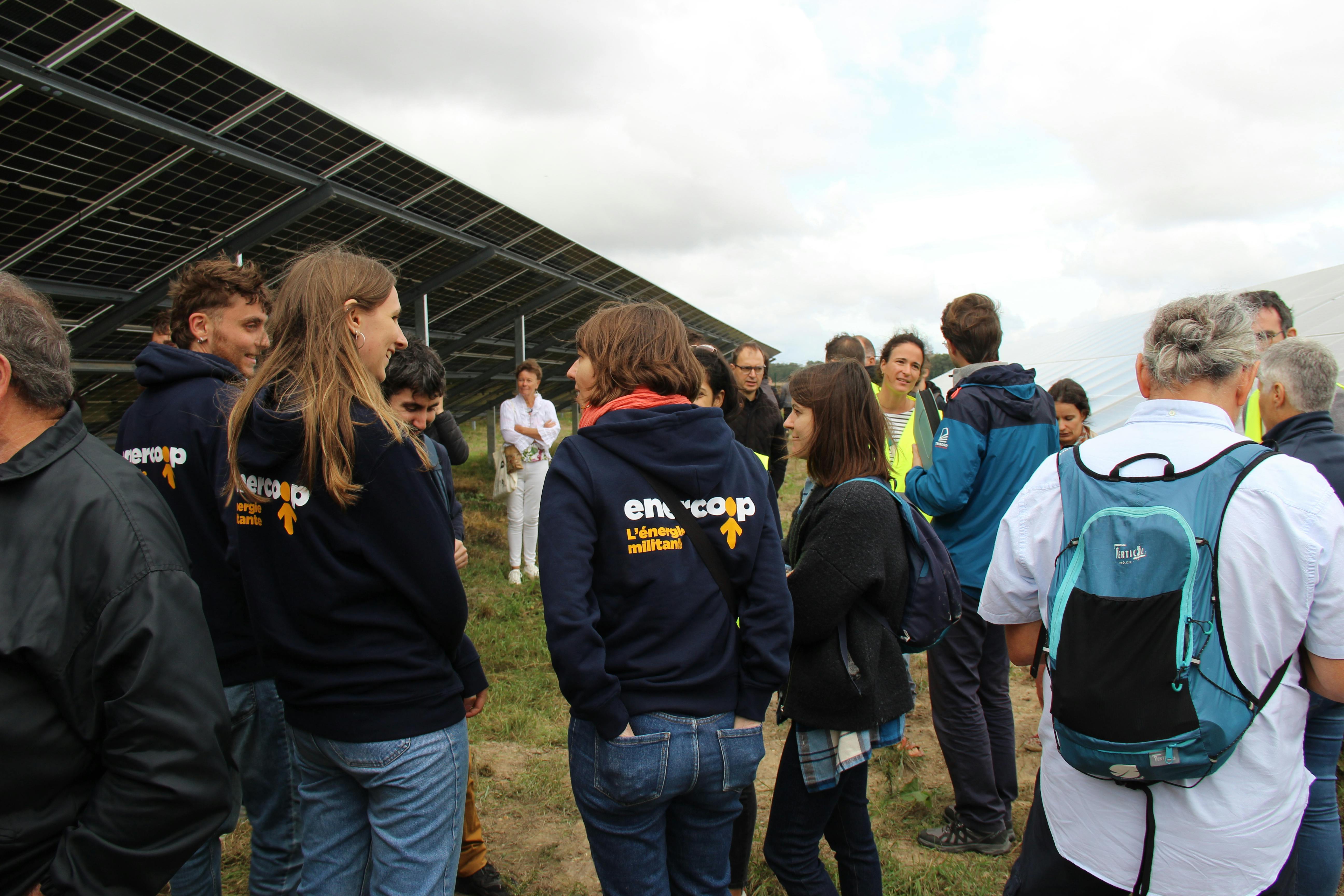 Inauguration d'un parc photovoltaïque 