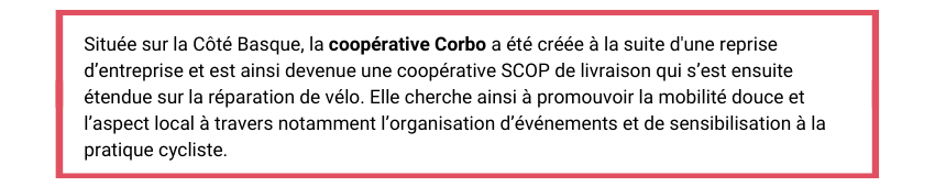 coopérative scop corbo présentation