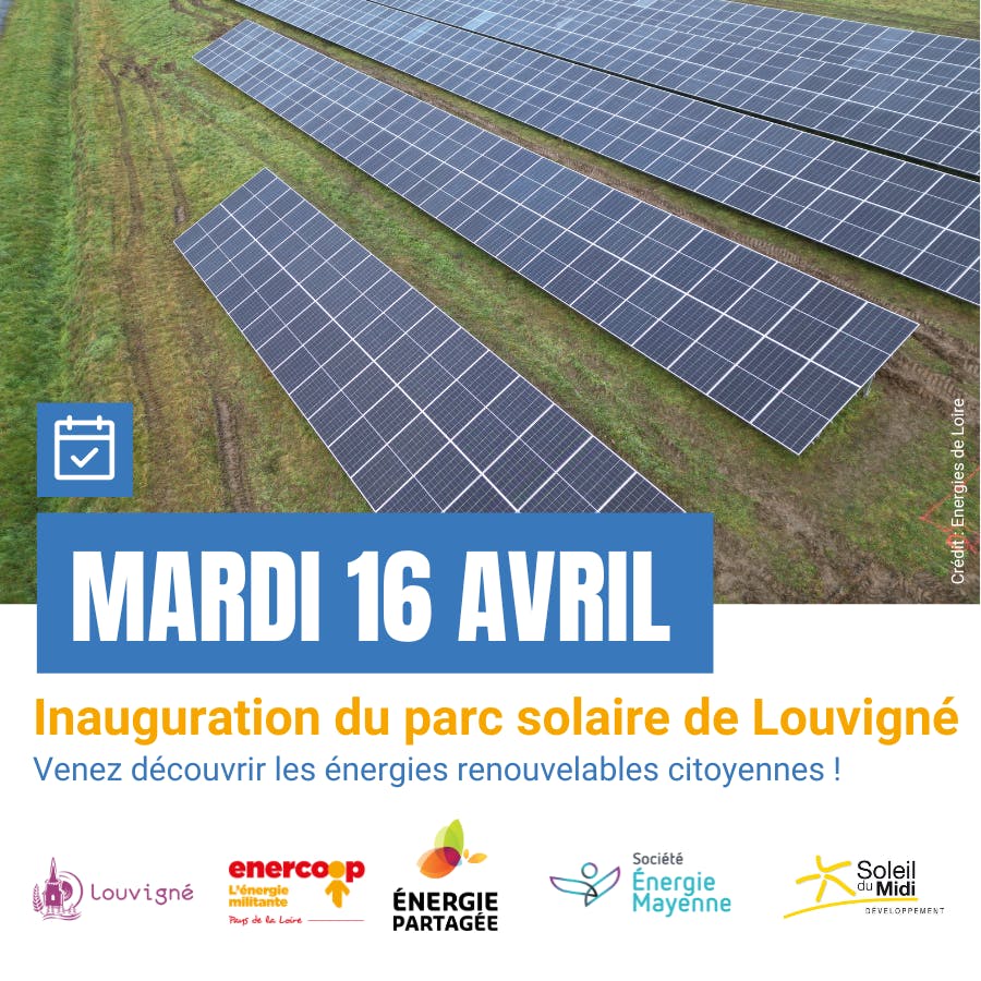Inauguration du parc solaire de Louvigné