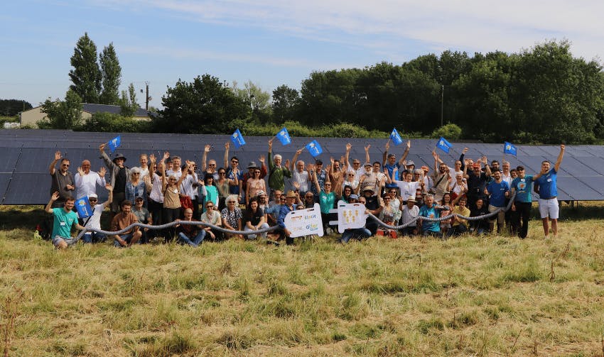 Inauguration du parc solaire de Soucelles