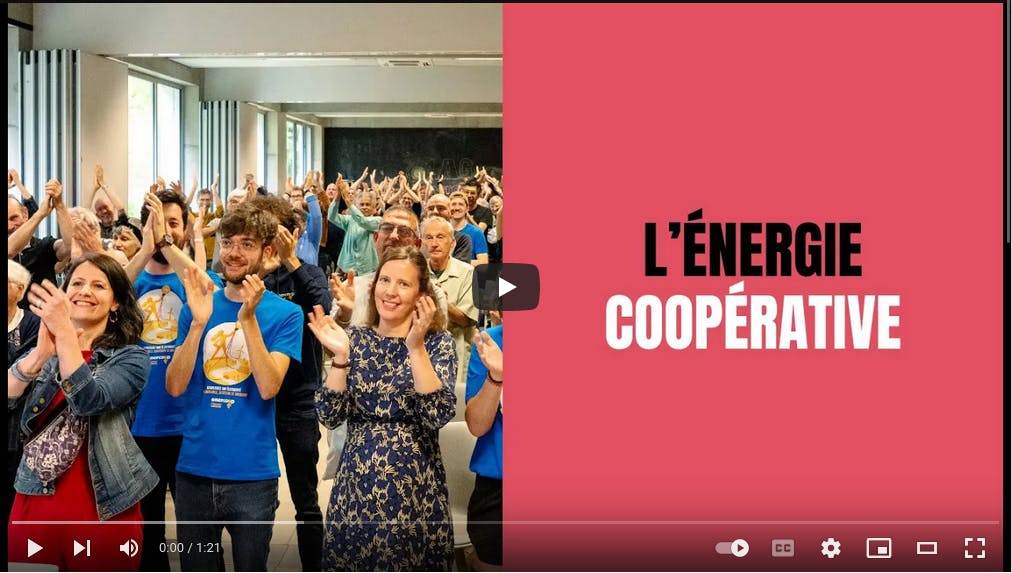 video l'humain au coeur - l'énergie coopérative