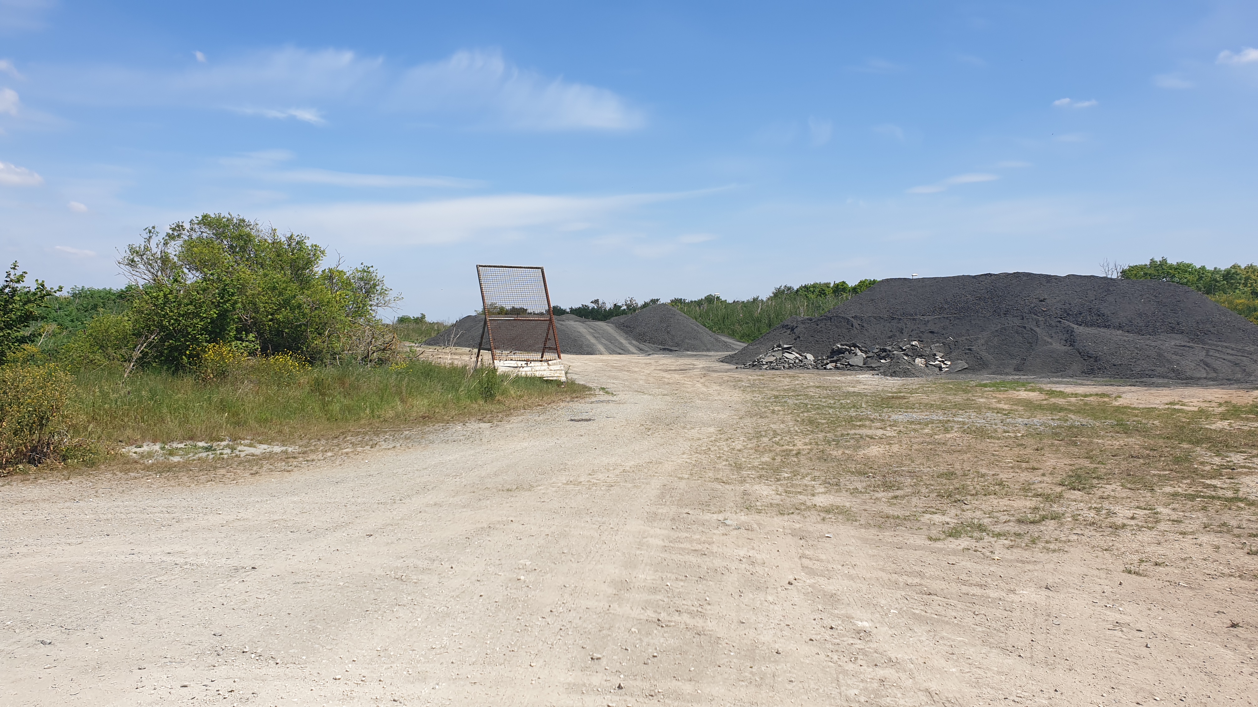 Photo du terrain dégradé