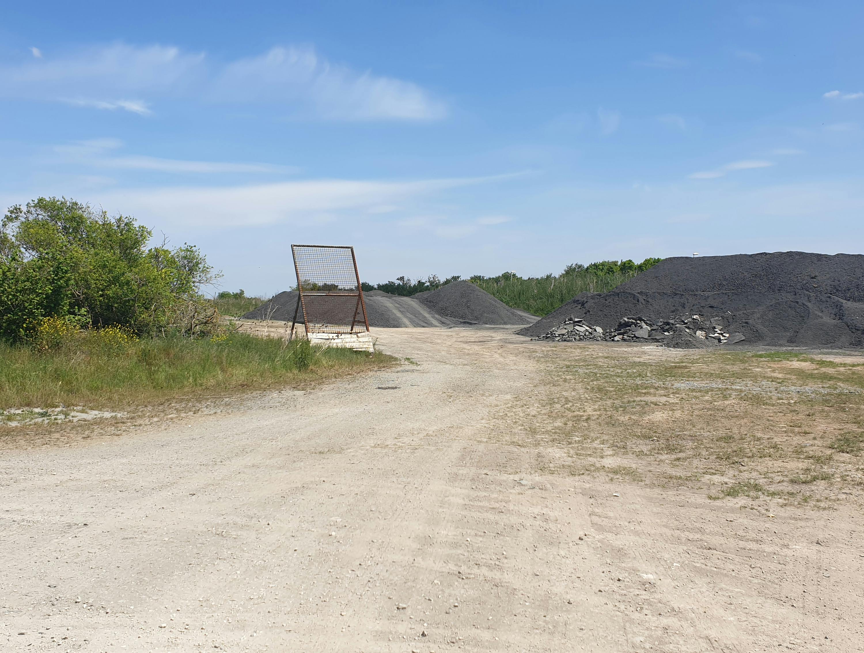 Photo du terrain dégradé