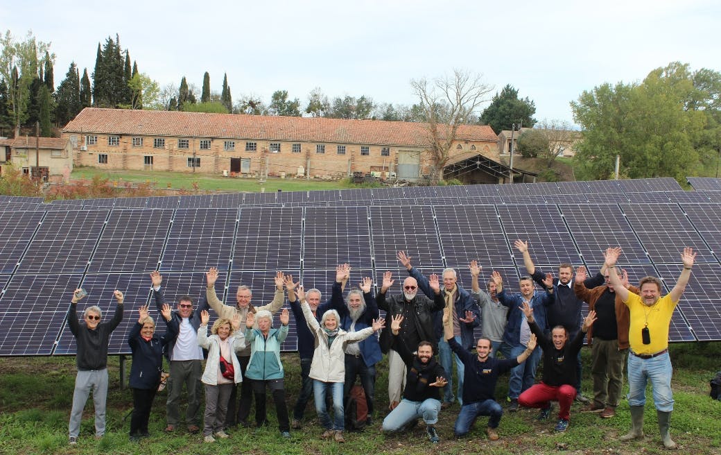 Les premiers électrons produits pour le Parc solaire de Belvèze-du-Razès - Enercoop LR