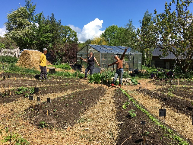 Honfleur en Normandie, l'écolieu l'arbre aux étoiles