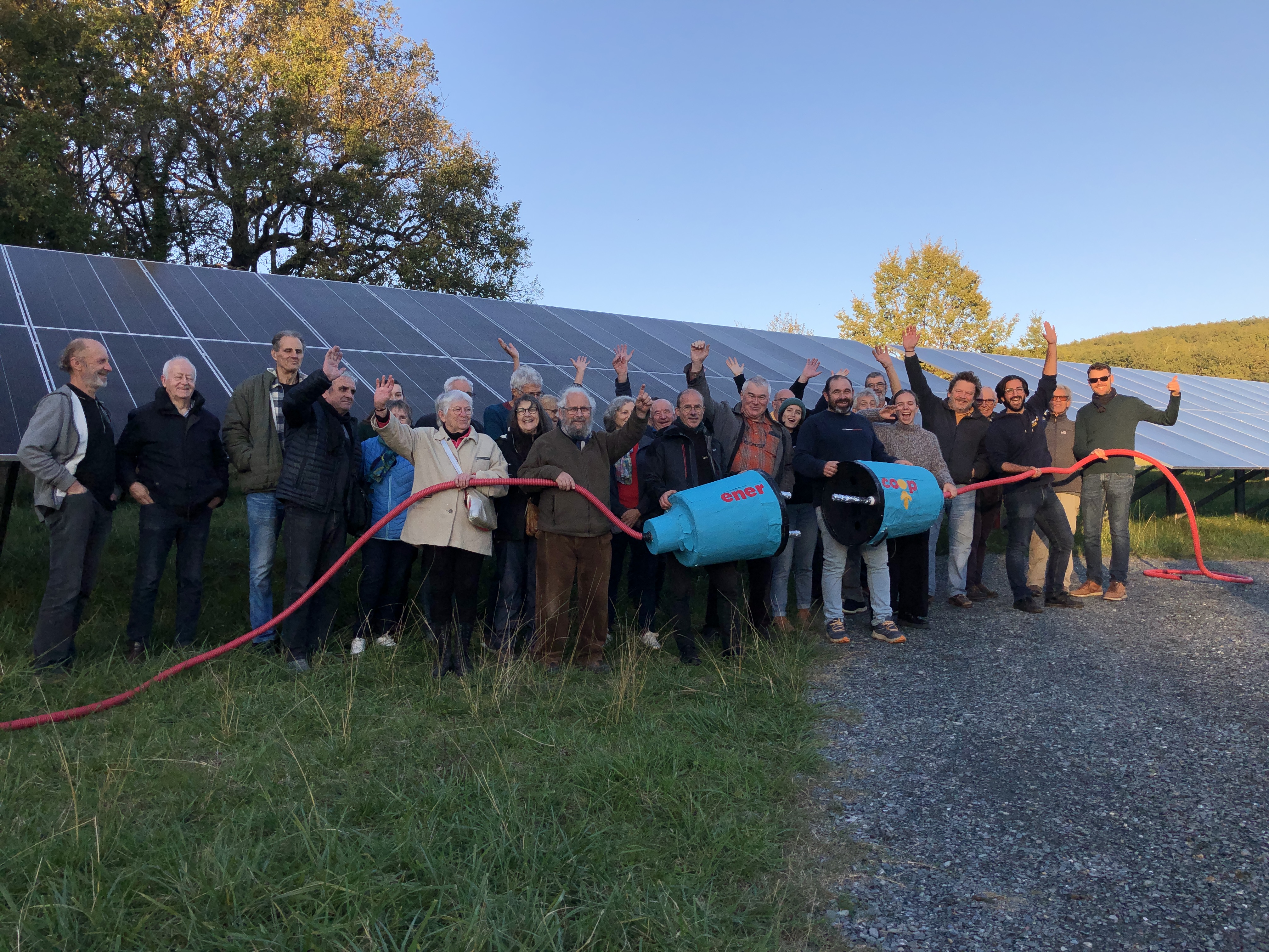 Branchement de la prise géante à Puybegon