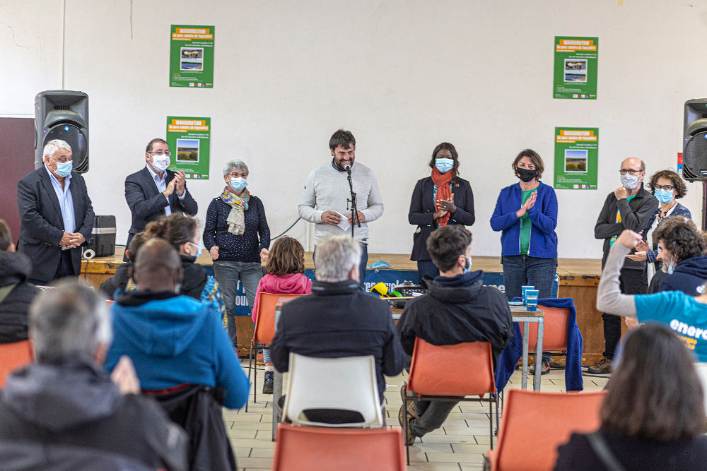 Discours des élu-es lors de l'Inauguration du parc solaire de Montfaucon par Enercoop Midi-Pyrénées