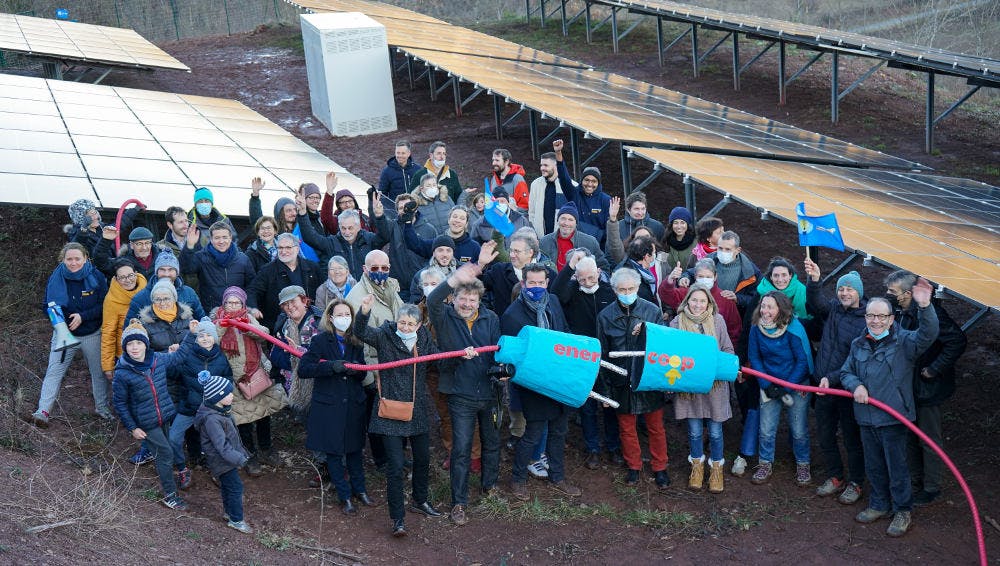 Inauguration du parc solaire de La fage à Calmels et le Viala par Enercoop Midi-Pyrénées