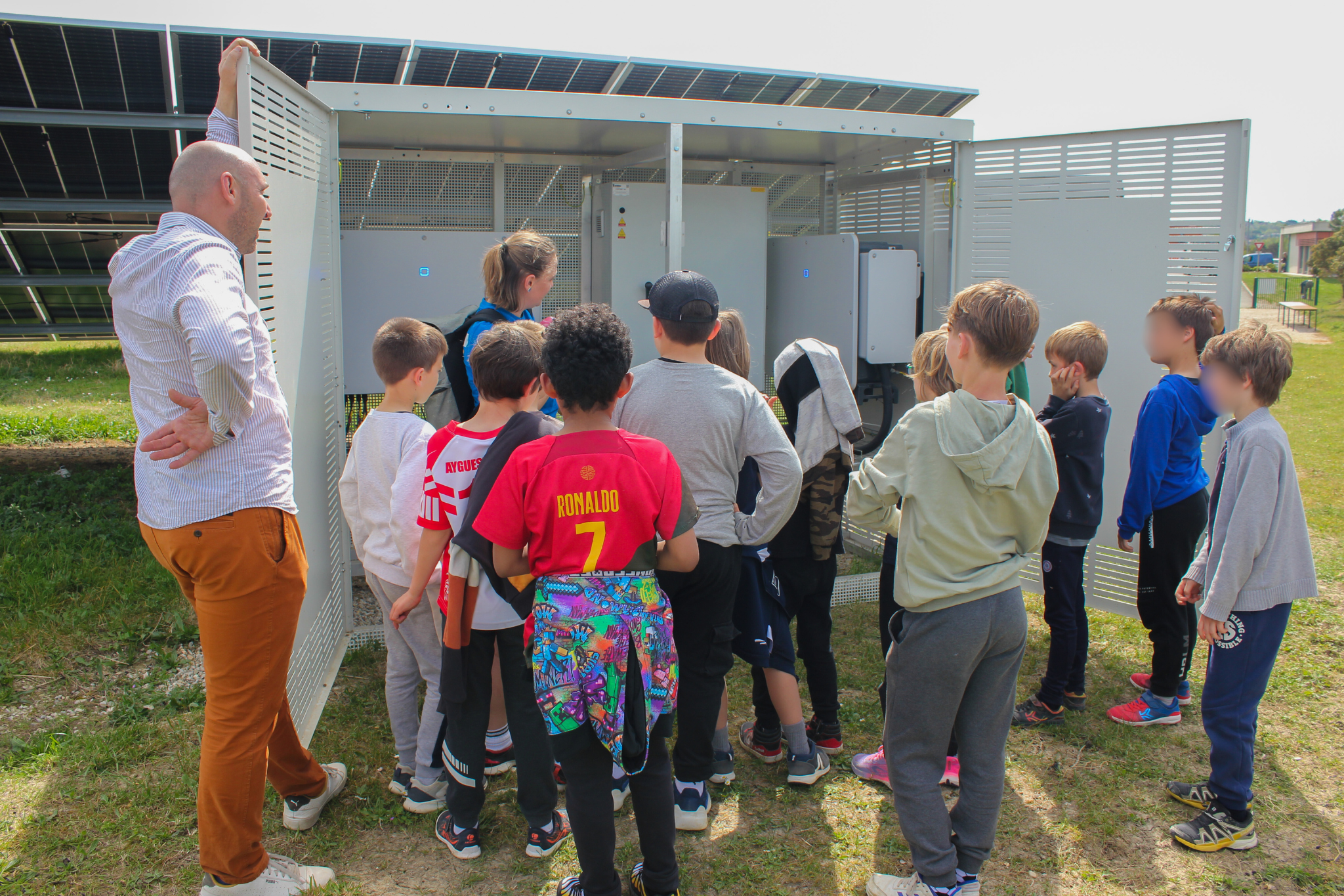 photo de la visite pour enfants du parc de Villefranche-de-lauragais