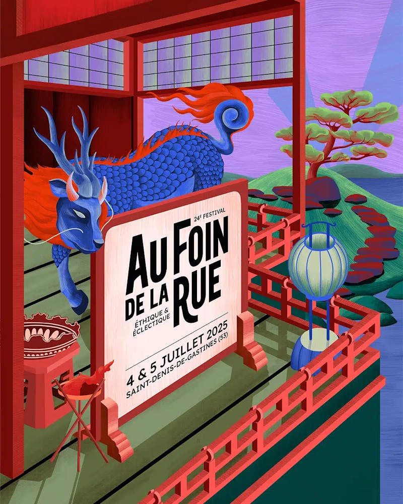 Affiche Au Foin de la Rue 2025