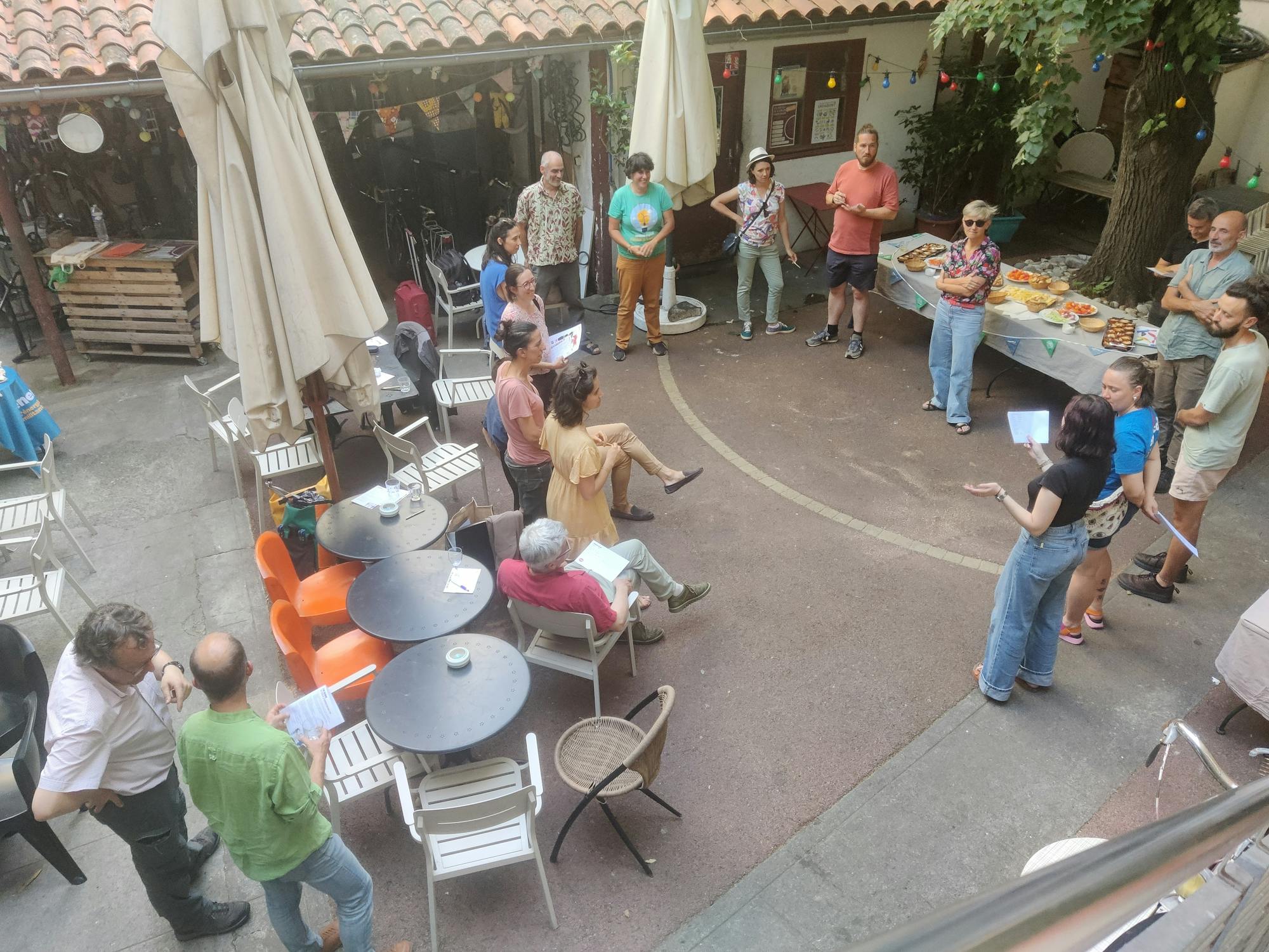 photo soirée membres du CA d'Enercoop Midi-Pyrénées