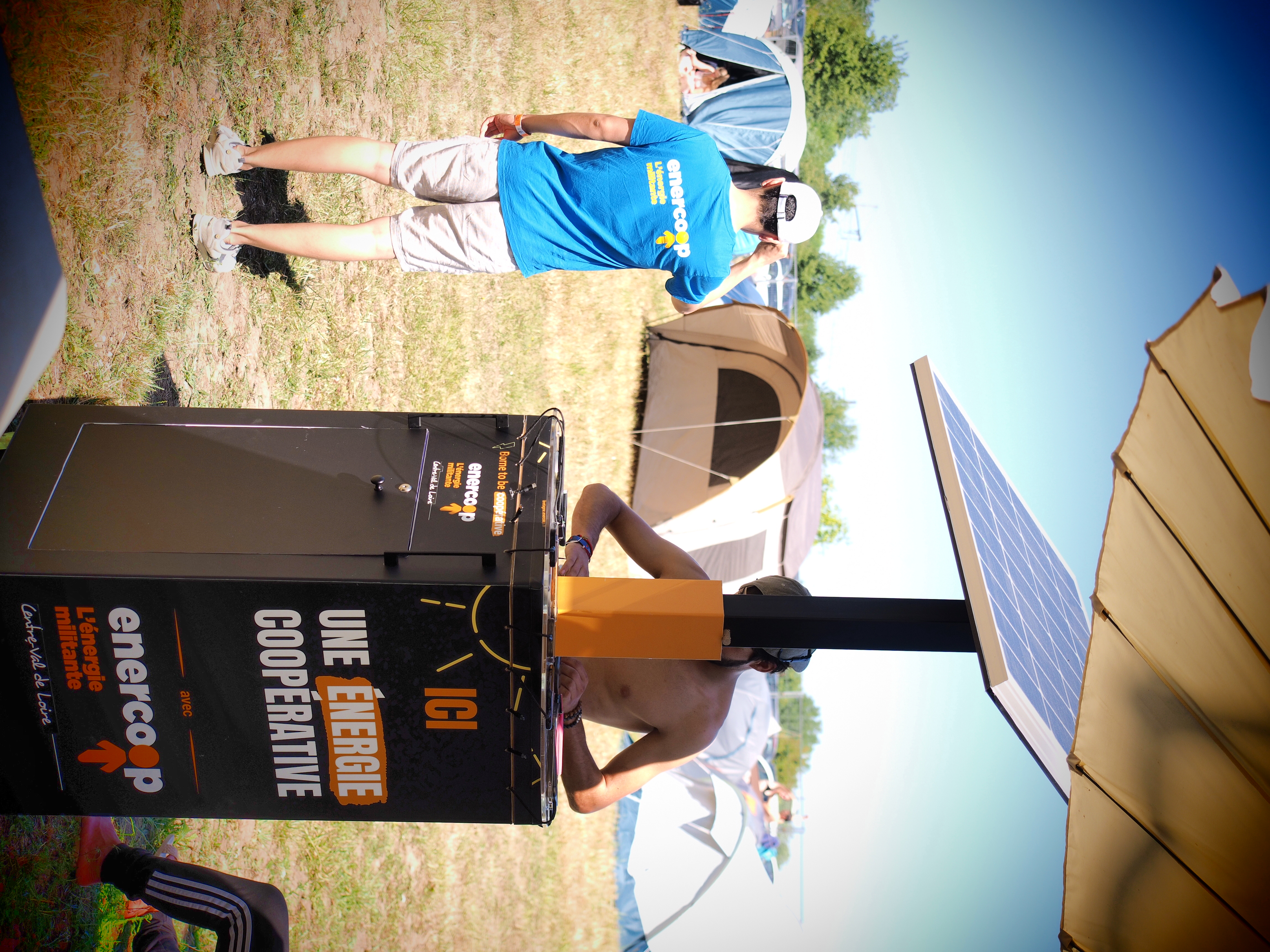 Borne solaire Enercoop