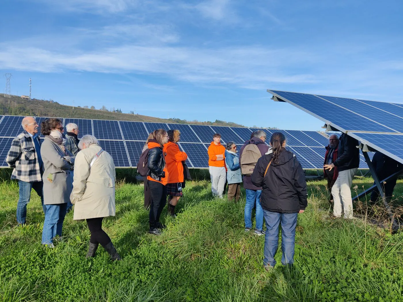 visite de la centrale de Pélissier
