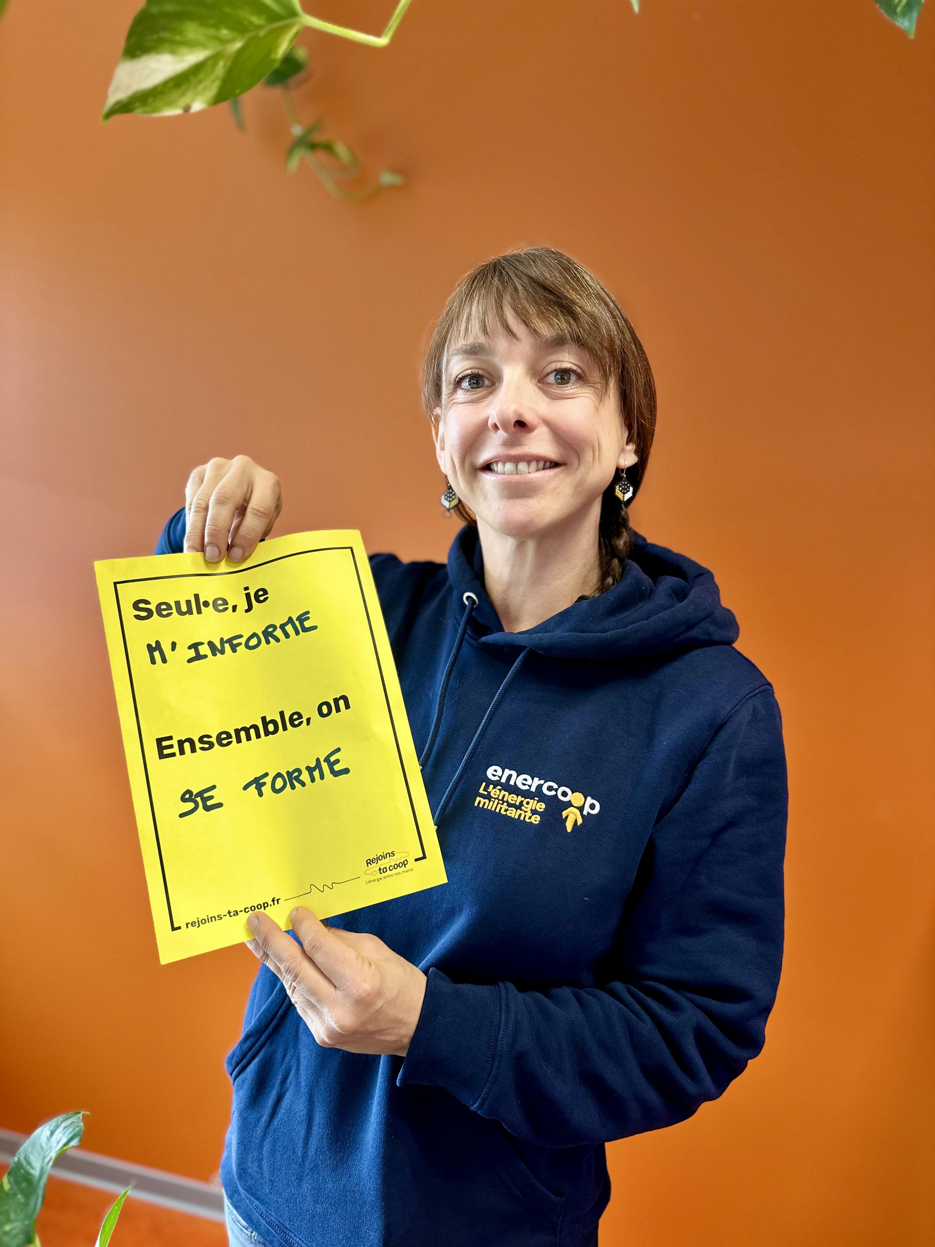 Portrait de Delphine Jay Chargée de mission au sein de l'organisme de formation Enercoop LR